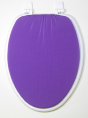 purple bathroom toilet seat lid cover