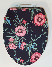 floral bathroom idea toilet seat lid cover