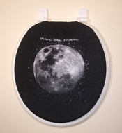 moon toilet seat lid cover