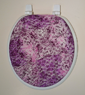  purple pink standard  toilet seat lid cover