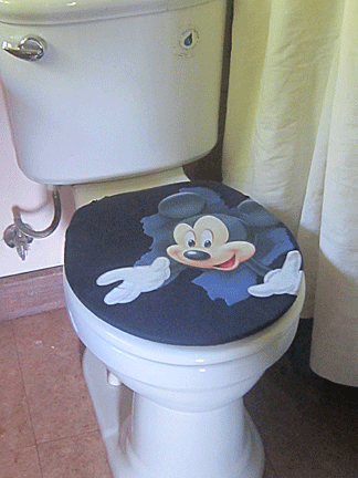 toilet seat lid cover from shirt